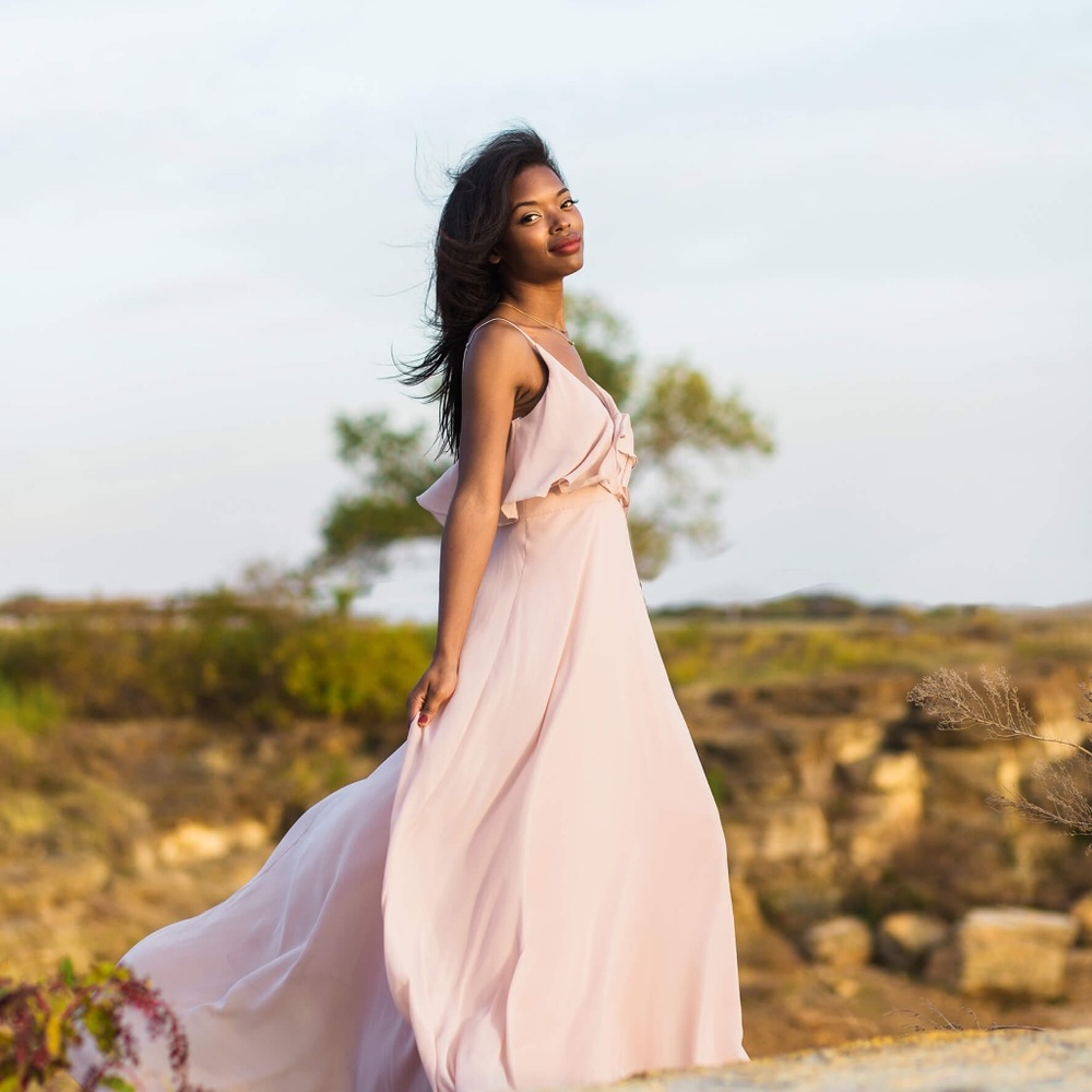Seraphina Flowy Chiffon Dress by Love Tanya